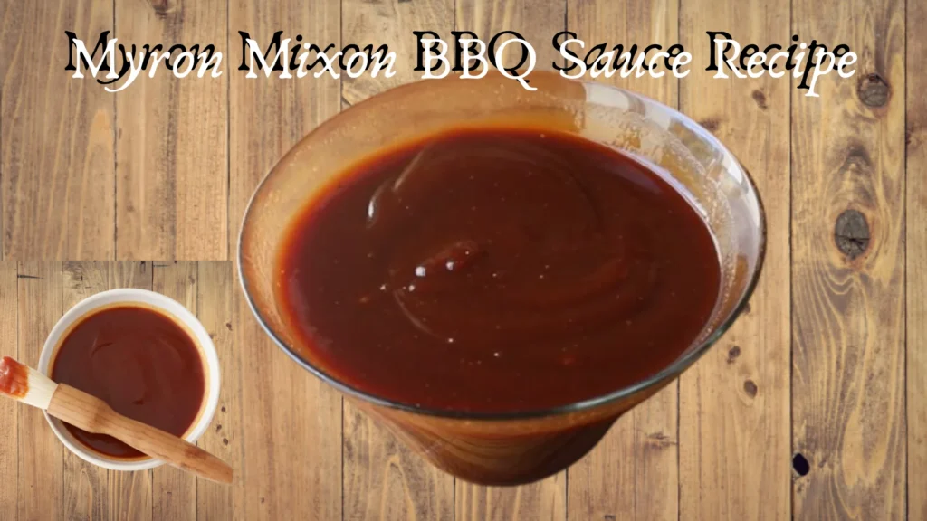 Myron Mixon BBQ Sauce Recipe 