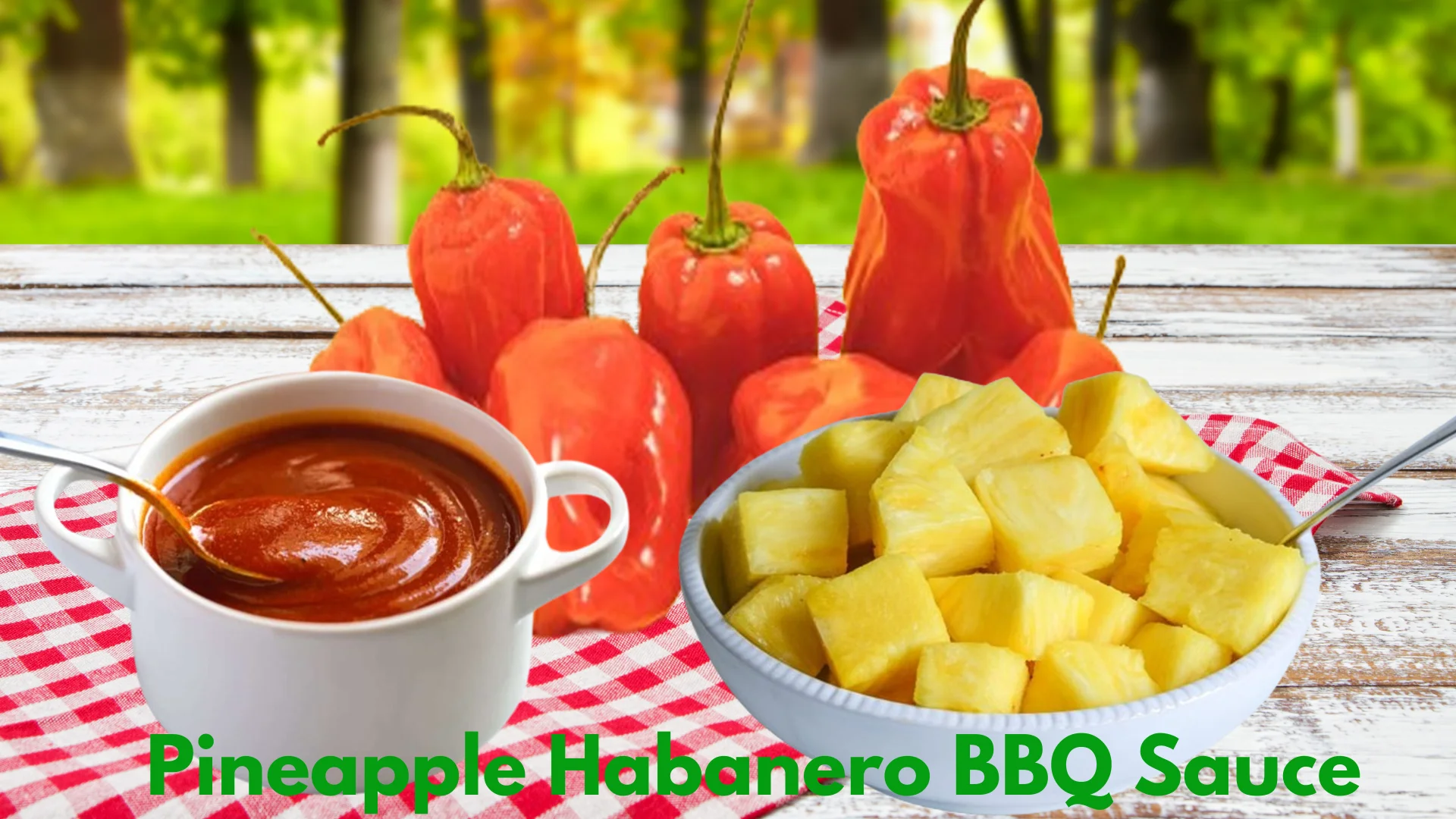 Pineapple Habanero BBQ Sauce