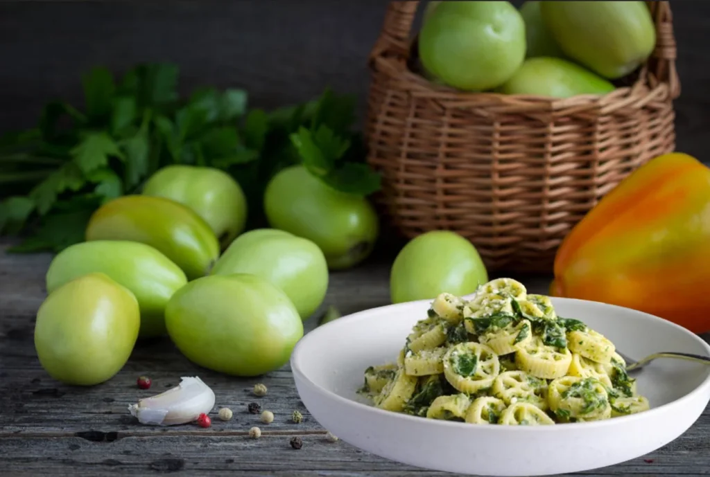 Green Tomato Pasta Sauce 