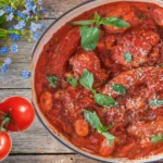 Chicken And Sausage In Tomato Sauce