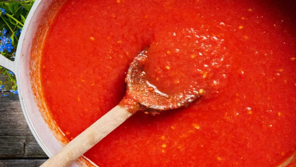 No-Peel Tomato Sauce