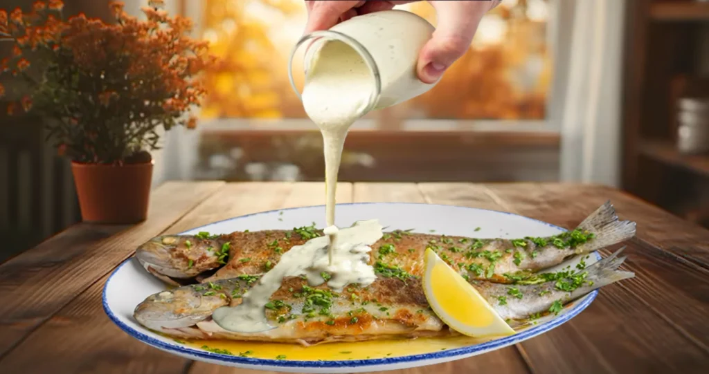 Trout In Creamy Dill Sauce 