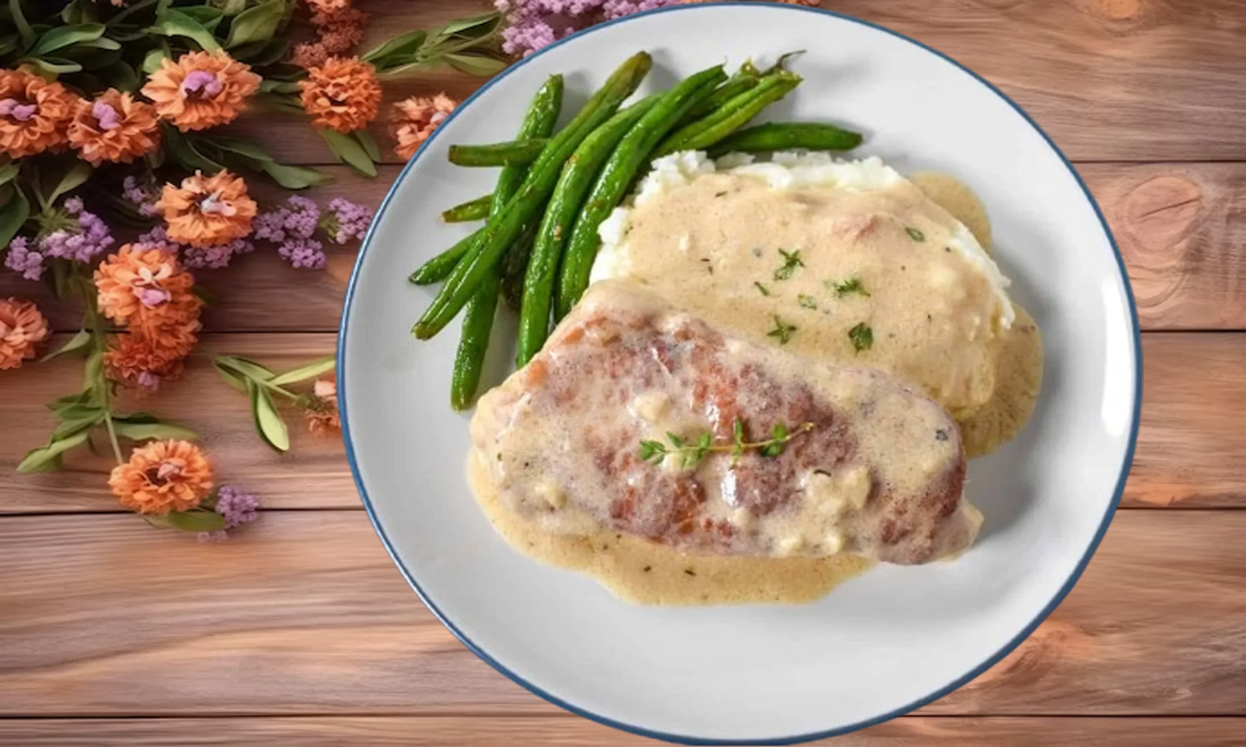 Creamy Garlic Pork Chops