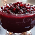 Spiced Brandy Cranberry Sauce