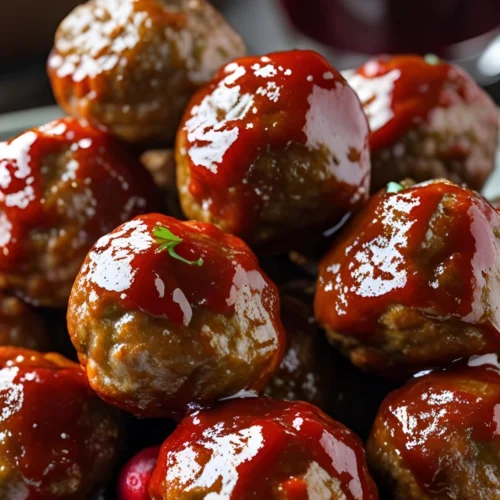 BBQ Meatballs With Cranberry