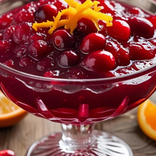Orange Amaretto Cranberry Sauce