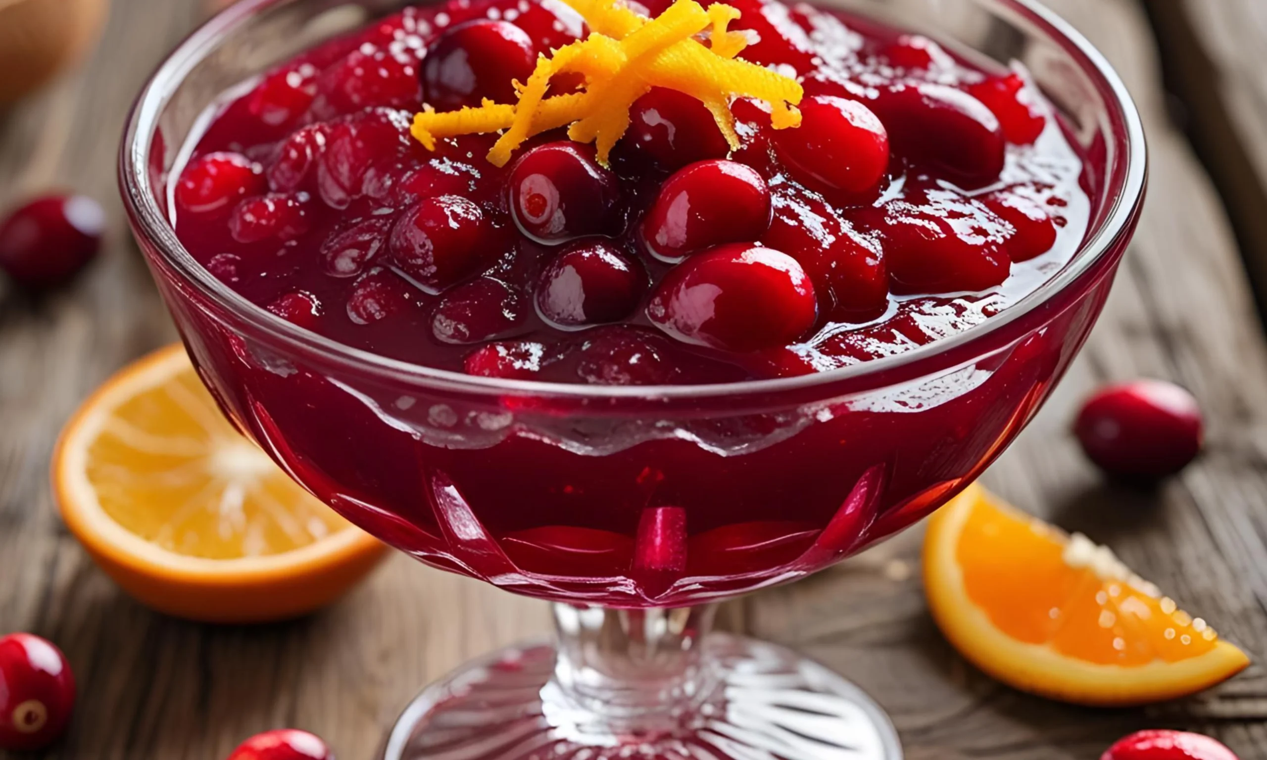 Orange Amaretto Cranberry Sauce