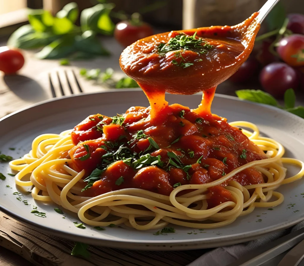 Sweet Grape Tomato Pasta Sauce