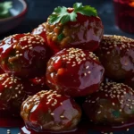 Grape Jelly Chili Meatballs