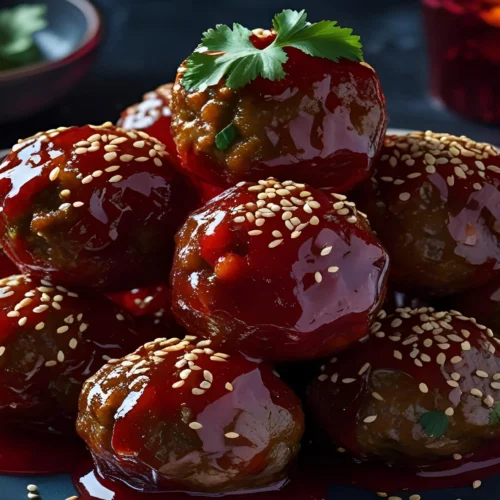 Grape Jelly Chili Meatballs