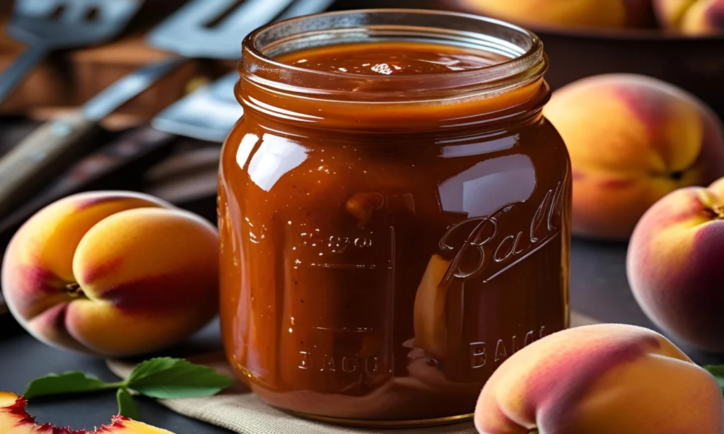 Homemade Peach BBQ Sauce