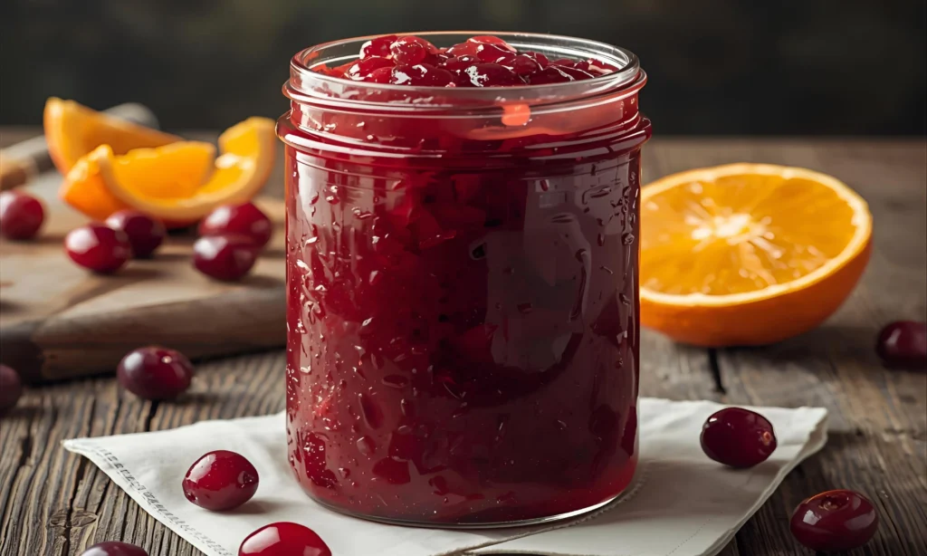 Bourbon Orange Cranberry Sauce
