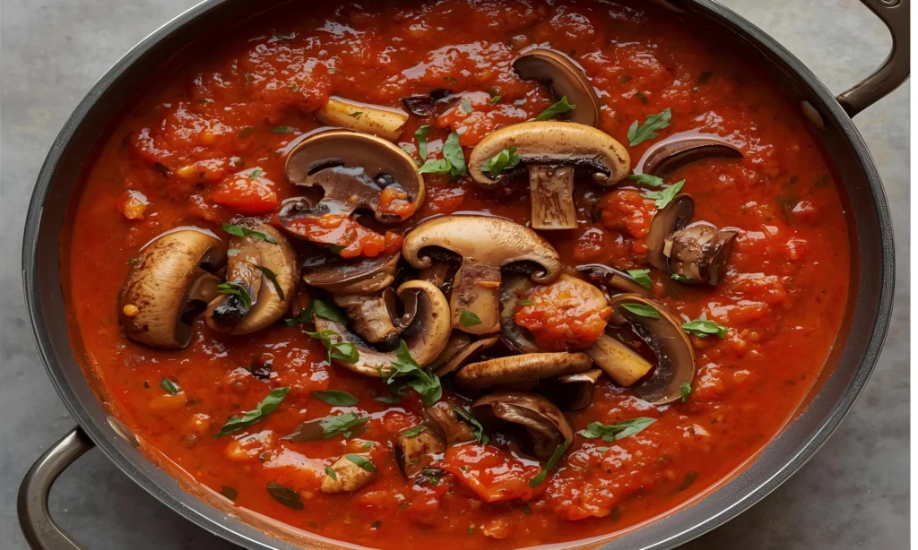 Mushroom Tomato Sauce