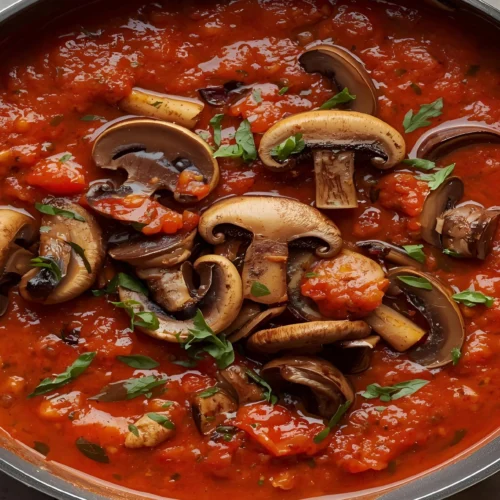 Mushroom Tomato Sauce
